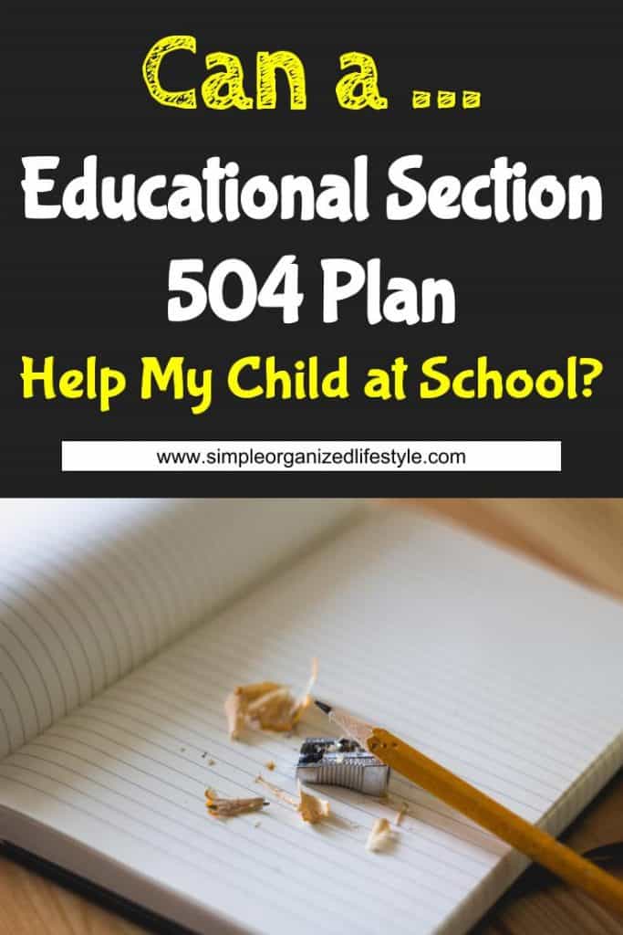 Educational Section 504 Plan