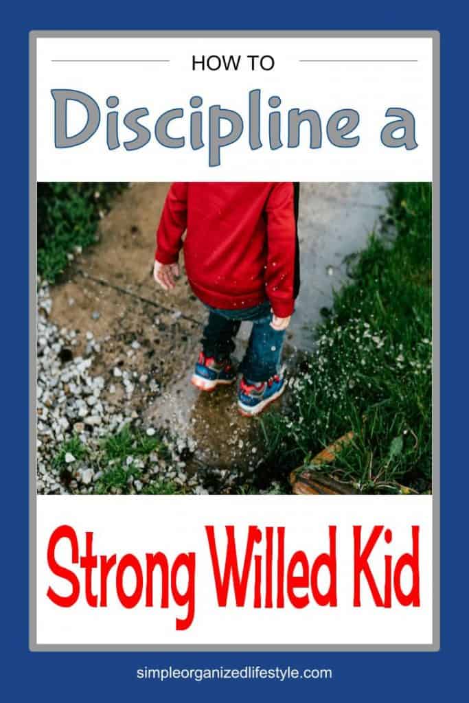 How to discipline a strong willed kid