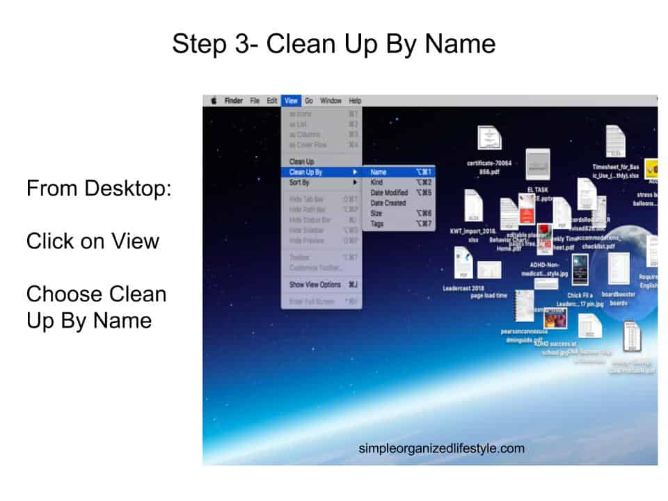 How To Clean Up Mac Desktop