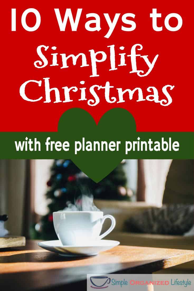 10 Ways to Simplify Christmas