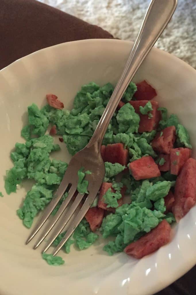 Green eggs and ham 