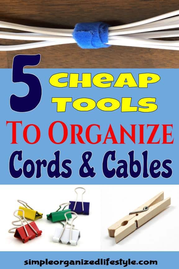 How to Organize Cords & Cables