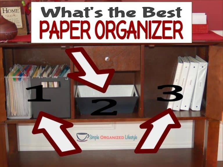 Best Paper Organizer Tool to Clear the Counter Clutter Home Money Habits