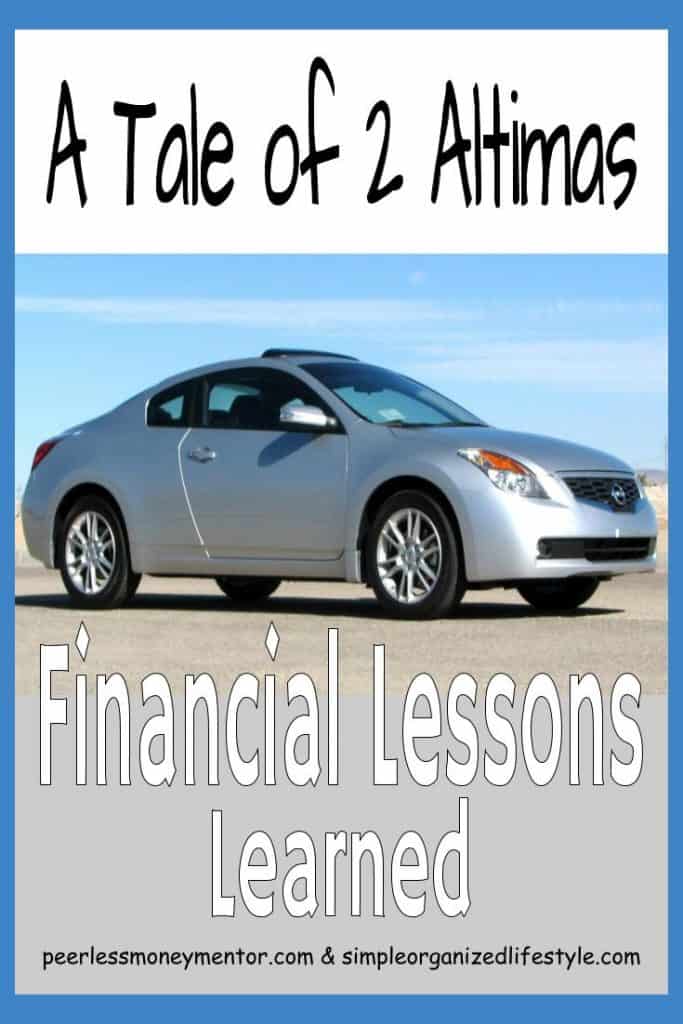 Financial Lessons Learned Altimas