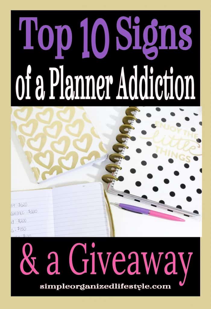 Planner Addiction Post & Giveaway